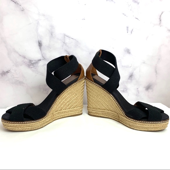SOLD..Tory Burch Adonis Platform Wedge Sandals - Picture 11 of 14